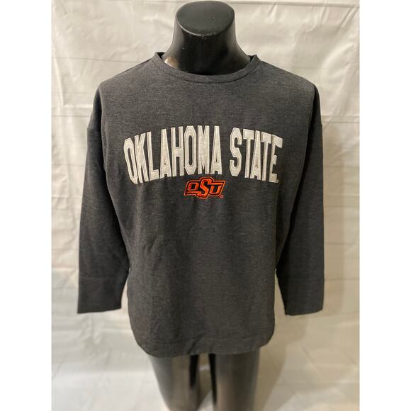 Oklahoma State Cowboys LIV Casual Fleece Sweatshirt Sewn On Letters Women’s L # - Picture 1 of 8